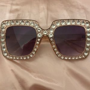 Target rhinestone glasses